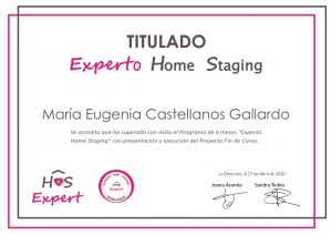 Certificado Experto Home Staging _Maria Eugenia Castellanos